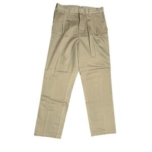 Wrangler Riata Flat Front Relaxed Fit Khaki Pants Men’s Size 31 X 30